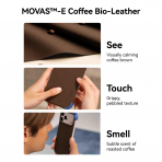 MOFT MOVAS iPhone 18 Pro �er�eveli MagSafe K�l�f-Dark Coffee/Sapphire