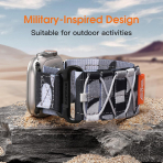 Bandletic Apple Watch Ultra 4 Tactical Naylon Kay�� (M)-Grey Camo