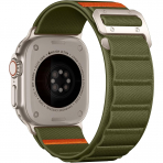 Bandletic Apple Watch Ultra 4 Esnek Naylon Kay��-Army Green