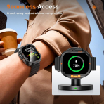 LETOID Apple Watch Ultra 4 Bumper K�l�f-Black