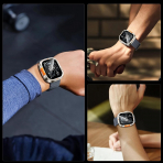 LETOID Apple Watch Ultra 4 Bumper K�l�f-Titanium