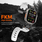 WINGLE Apple Watch Ultra 4 Silikon Kay��-Black