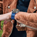 NewWays Apple Watch Series 12 �elik Kay��-Blue
