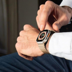NewWays Apple Watch Series 12 �elik Kay��-Original Gold