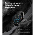 Rin gke Apple Watch Ultra 4 Bumper K�l�f-Black