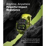 Rin gke Apple Watch Ultra 4 Bumper K�l�f-Neon Green