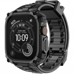 Fullmosa Apple Watch Ultra 4 Silikon Kay�� -Black