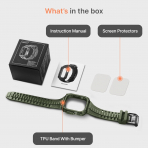 Fullmosa Apple Watch Ultra 4 Silikon Kay�� -Army Green