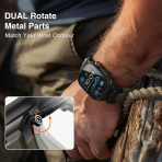 ULTIMAL Apple Watch Ultra 4 Silikon Kay�� -Black Green