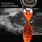ULTIMAL Apple Watch Ultra 4 Silikon Kay�� -Titanium Orange