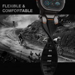 ULTIMAL Apple Watch Ultra 4 Silikon Kay�� -Black Black