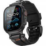 ULTIMAL Apple Watch Ultra 4 Silikon Kay�� -Black Black