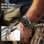 ULTIMAL Apple Watch Ultra 4 Silikon Kay�� -Titanium Beige