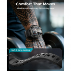 Goton Apple Watch Ultra 4 Silikon Kay��-Black