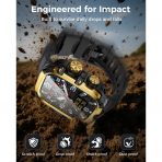 Goton Apple Watch Ultra 4 Silikon Kay��-Gold