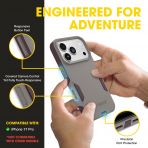 OtterBox Commuter iPhone 18 Pro Max MagSafe K�l�f-Grey/Purple