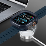Amizee Apple Watch Ultra 4 Bumper K�l�f-Blue