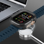 Amizee Apple Watch Ultra 4 Bumper K�l�f-Black