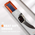 Bandletic Apple Watch 12 Silikon Kay��-Navyblue