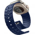 Bandletic Apple Watch 12 Silikon Kay��-Navyblue