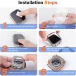 Goton Apple Watch Ultra 4 Bumper K�l�f -Black Titanium 