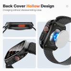Goton Apple Watch Ultra 4 Bumper K�l�f -Black Titanium 