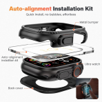 Goton Apple Watch Ultra 4 Bumper K�l�f -Black Titanium 