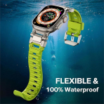 KADES Apple Watch Ultra 4 Sportif Kay�� -Yellow Green Titanium 
