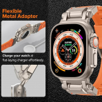 KADES Apple Watch Ultra 4 Sportif Kay�� -Orange Titanium 