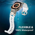 KADES Apple Watch Ultra 4 Sportif Kay�� -Glow White Titanium