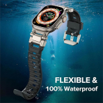 KADES Apple Watch Ultra 4 Sportif Kay�� -Black 