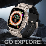 KADES Apple Watch Ultra 4 Sportif Kay�� -Black 