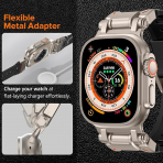 KADES Apple Watch Ultra 4 Sportif Kay�� -Black 