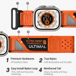 ULTIMAL Apple Watch Ultra 4 Naylon Kay�� -Orange