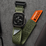 ULTIMAL Apple Watch Ultra 4 Naylon Kay�� -Military Green