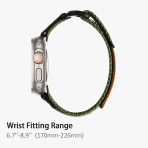 ULTIMAL Apple Watch Ultra 4 Naylon Kay�� -Military Green