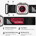 ULTIMAL Apple Watch Ultra 4 Naylon Kay�� -Black