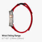 ULTIMAL Apple Watch Ultra 4 Naylon Kay�� -Red
