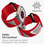 ULTIMAL Apple Watch Ultra 4 Naylon Kay�� -Red