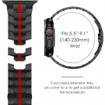 CHANCHY Apple Watch Ultra 4 �elik Kay��-Black Red