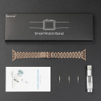 baozai Apple Watch Ultra 4 �elik Kay�� -Rose Gold