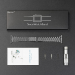 baozai Apple Watch Ultra 4 �elik Kay�� -Silver