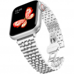 baozai Apple Watch Ultra 4 �elik Kay�� -Silver