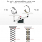 baozai Apple Watch Ultra 4 �elik Kay�� -Silver Gold
