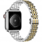 baozai Apple Watch Ultra 4 �elik Kay�� -Silver Gold