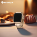 Fullmosa Apple Watch Ultra 4 �elik Kay��-Rose Gold