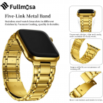 Fullmosa Apple Watch Ultra 4 �elik Kay��-Golden