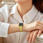 Fullmosa Apple Watch Ultra 4 �elik Kay��-Golden