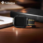 Fullmosa Apple Watch Ultra 4 �elik Kay��-Black And Gold