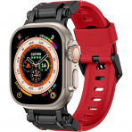 NewWays Apple Watch Ultra 4 �elik Kay��-Red